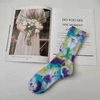 ราคา Tie Dye Socks BAPE Ape Man Head Men Women Same Style Pure Cotton Towel Bottom Thickened Sports Trendy Street Basketball B8RV (16494839909)