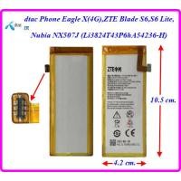 ราคา แบตเตอรี่ dtac Phone Eagle X 4G ZTE Blade S6S6 LiteG717cG718cS7Z7 miniNubia NX507J Li3824T43P6hA54236 H ขั้วแบตใหญ่ 4 2x10 5 cm 2300 mAh (20784824291)