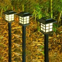 ราคา พร้อมส่ง ไฟปักสนาม ปักดินโซล่าเซลล์ ไฟปักสนามหญ้า พลังงานแสงอาทิตย์ขนาด solar lawn lights โซล่าเซลล์ 1 LED รุ่น WY 068 1 ต้น (21188330269)