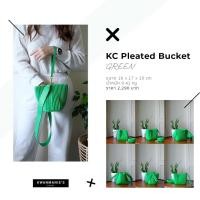 ราคา kwanmanie KC Pleated Bucket กระเป๋าสะพาย กระเป๋าถือ กระเป๋าแฟชั่นผู้หญิง (14039984860)