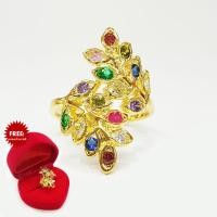 ราคา Inspire Jewelry แหวนช่อมะกอกนพเก้า Thai Quality พรเก้าประการ นำโชค ตัวเรือน หุ้มทองแท้ 100 24K สวยหรู พร้อมกล่องกำมะหยี่ (219729083)