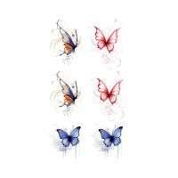 ราคา Pickmine 2023ใหม่รอยสักชั่วคราวผีเสื้อสติกเกอร์ลายสักหลากสีสันลายสักปลอมกันน้ำสำหรับปาร์ตี้ฮาโลวีน (20475259786)