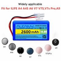 ราคา 18650 14 8V 3500mAh Li ion Rechargeabe ILIFE ecovacs A4s A4 A6 A9 V7 V7s V7s Pro Robotic Vacuum Cleaner Chuwi (12607853285)