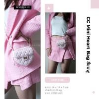 ราคา Kwanmanie CC Mini Heart Bag กระเป๋าสะพาย กระเป๋าคาดเอว กระเป๋าแฟชั่น (14923521565)