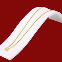 ราคา สร้อยคอทอง น้ำหนัก1 10บาท ยาว24นิ้ว สร้อยคอ ลายสี่เสา ผ่าหวาย สร้อยคอทองไม่ลอก ไม่ลอก ไม่ดำ ชุบด้วยเศษทองคำแท้ ชุบเศษทองเยาวราช ชุบทอง100 (17447563718)