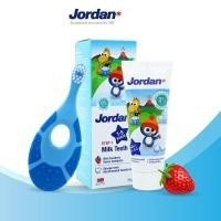 ราคา Jordan จอร์แดนแปรงสีฟันเด็ก 0 2 ปี ยาสีฟันเด็ก Step 1 สำหรับ 1ปี (17524573626)