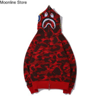 ราคา เสื้อกันหนาวและคลุมออกกำลังกายผู้ชายสีส้ม BAPE X pubg ใหม่ ลาย H oodies sweatershirt แบบสไตล์คลาสสิก เสื้อกันหนาวเสื้อผู้ชายแฟชั่น BAPE SHARK HEAD เสื้อผ้าหน้าหนาว (18134701541)