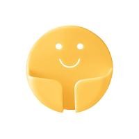 ราคา อุปกรณ์จัดระเบียบของจิปาถะแบบเจาะรูทรงกลมตะขอยิ้มแบบมีกาวในตัวที่ยึดปลั๊กแบบที่ชาร์จแบตเตอรี่โทรศัพท์สำหรับห้องน้ำห้องครัวสำนักงาน (17640167288)