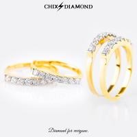 ราคา Madam Chix Diamond MR011 แหวนแถว เพชรแท้ 4 5 ตัง 99 SI2 ทองแท้ 18k มาตรฐานสากล มี2สี พร้อมจัดส่ง (21279338120)