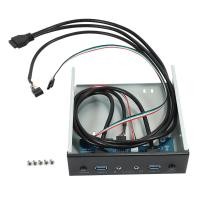 ราคา Usb 3 0 2 Port Optical Drive Front Panel Expansion Adapter Usb 3 0 Hub Hd Audio Power Switch Button (19899447638)