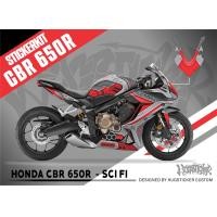 ราคา สติ๊กเกอร์ติดรถ สติกเกอร์แต่ง สติกเกอร์ กันรอย Honda CBR650R ลาย SCI FI (21186558153)