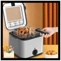 ราคา Meier เตาทอดไฟฟ้า ความจุ 2 5 ลิตร หม้อทอดไฟฟ้า 1000W หม้อทอดเฟรนฟราย หม้อทอดลูกชิ้น เตาทอด หม้อทอด หลากหลายฟังก์ชั่นควบคุมอุณหภูมิได้อย่างดี Deep Fryer (21525471186)