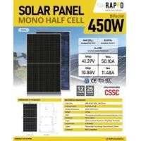 ราคา รวมส่ง Rapd แผงโซล่าเซลล์ N type 450W 550W 600W Bifacial รับแสง2ด้าน แผงโซล่าเซลล์ Mono half cell แผงโมโน 550 วัตต์ Tier1 โซล่าเซลล์ (22637185961)