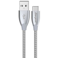 ราคา Energizer Ultimate Aluminum Steel USB2.0 A-to-C Cable 1.2 Meter Silver (C16C2AGSLM) (039171)