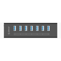ราคา Orico USB 3.0 High-speed HUB 7 Ports with BC1.2 Charger Black (A3H7-U3-V2) (043006)