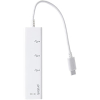 ราคา Prolink USB 2.0 C to USB 2.0 3 Ports + Ethernet LAN 0.2 m White (MP420) (025962)