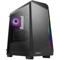 ราคา Antec NX220 Mid Tower Gaming Case Fits ATX with Transparent side panel Black (045797)