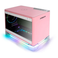 ราคา IN WIN A1 Plus Mini-ITX Tower Case with Tempered Glass Pink and 650W Power Supply (047626)