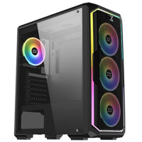 ราคา Xigmatek Leco Plus Mid Tower Case fits ATX with Tempered Glass Black (047397)