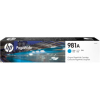 ราคา HP 981A Cyan Original PageWide Cartridge (J3M68A) (029626)