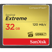 ราคา SanDisk 32GB Extreme CompactFlash Memory Card 800x 120MB/s (SDCFXSB-032G) (038036)