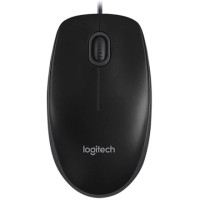 ราคา Logitech B100 Optical USB Mouse Black (022206)