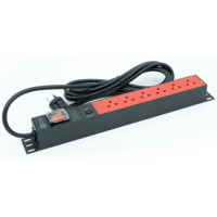 ราคา Power Connex Power Bar 6 Sockets with Master Switch & Overload Protection Black Red (PXC5PHTNS-TS06) (054086)
