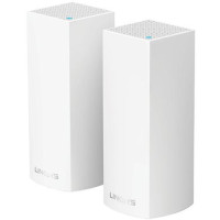 ราคา Linksys Velop Wireless AC-4400 Tri-Band Whole Home Mesh Wi-Fi System White (WHW0302) (2 Pack) (040958)