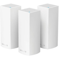 ราคา Linksys Velop Wireless AC-6600 Tri-Band Whole Home Mesh Wi-Fi System White (WHW0303) (3 Pack) (040959)