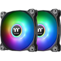 ราคา Thermaltake Pure Duo 14 ARGB Sync Radiator Fan Black (2-Fan Pack) (053364)