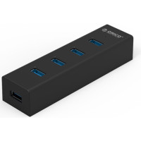 ราคา Orico 4 Port USB 3.0 HUB Black (H4013-U3) (040931)