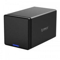 ราคา Orico 4 Bays 3.5" Hard Drive Enclosure RAID USB 3.0 Black (NS400-RU3) (032624)