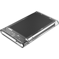 ราคา Orico USB 3.0 2.5" Hard Drive Enclosure with Aluminium Heatsink Clear Black (2179U3) (054168)