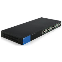 ราคา Linksys 24-Port Gigabit PoE+ (192W) Managed Switch + 2x Gigabit Ethernet + 2x Gigabit SFP/RJ45 (LGS528P) (044237)