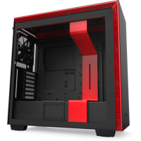 ราคา NZXT H710 Mid-Tower Case Fits EATX with Tempered Glass Black/Red (CA-H710B-BR) (056773)