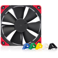 ราคา Noctua NF-F12 PWM chromax.black.swap Premium-Grade Quiet 120mm Fan with 6 Colors Vibration Pads (034418)