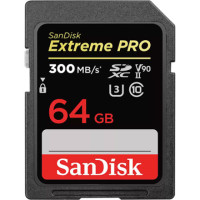 ราคา SanDisk 64GB Extreme PRO SDXC UHS-II Memory Card C10 300MB/s (SDSDXDK-064G-GN4IN) (059578)