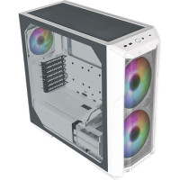 ราคา Cooler Master HAF 500 Mid-Tower Case fit E-ATX with Tempered Glass White (H500-WGNN-S00) (060214)