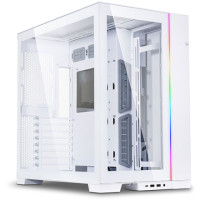 ราคา Lian Li O11 Dynamic EVO Mid Tower fits E-ATX with Tempered Glass White (O11DEW) (059931)