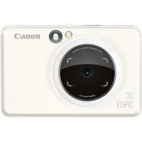 ราคา Canon iNSPiC[S] ZV-123A 2-in-1 Instant Camera Mini Photo Printer Pearl White (060125)