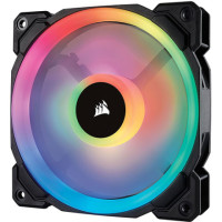 ราคา Corsair LL120 RGB 120mm Dual Light Loop RGB LED PWM Case Fan Black (CO-9050071-WW) (033241)