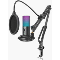 ราคา FIFINE T669 Pro3 USB Microphone Bundle with Arm Stand and Shock Mount Black (065694)