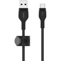 ราคา Belkin BoostCharge Pro Flex USB-A to USB-C Cable 1 m Black (CAB010bt1MBK) (059875)