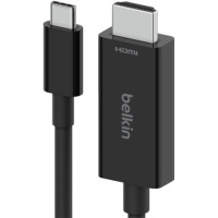 ราคา Belkin USB-C to HDMI Cable 2 m Black (AVC012bt2MBK) (066238)