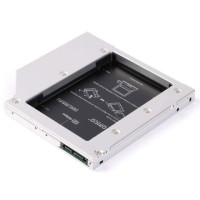 ราคา Orico Laptop HDD Caddy 2nd SATA Hard Drive or SSD Tray fits 12.7mm Bay Silver (L127SS-SV) (022434)