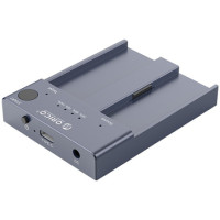 ราคา Orico Dual Bay M.2 NVME SSD Enclosure Grey (M2P2-C3-C) (054188)