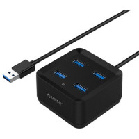 ราคา Orico 4 Port USB 3.0 Hub Black (DH4U-U3) (067416)