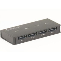 ราคา Orico 4 Ports SATA Hub to eSATA Port Multiply Black (6566-S4) (018234)