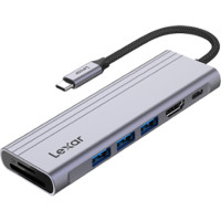 ราคา Lexar H31 7 in 1 USB Type-C Hub with SDXC & MicroSDXC reader (LPAH31N-RNHNG) (068383)