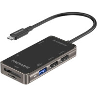 Promate Ultra-Fast Compact Multi-Port USB-C Hub รุ่น PrimeHub-Lite
